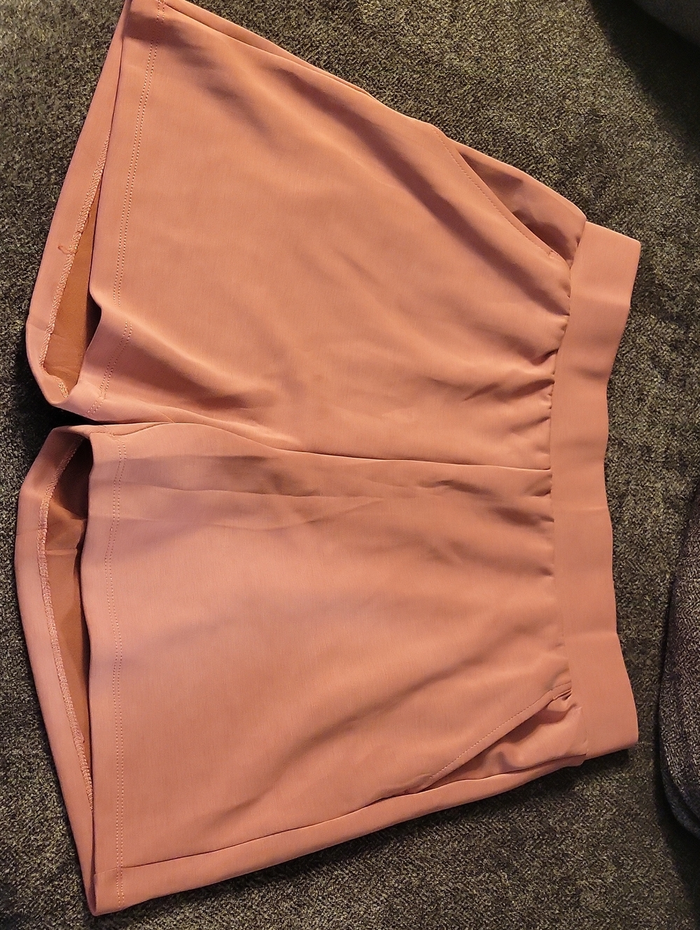 Women's High-Waist Peach Shorts
